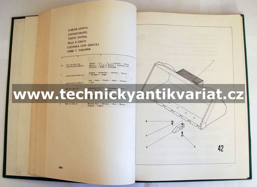 UNC 060 - Katalog součástí a náhradních dielov (1984)