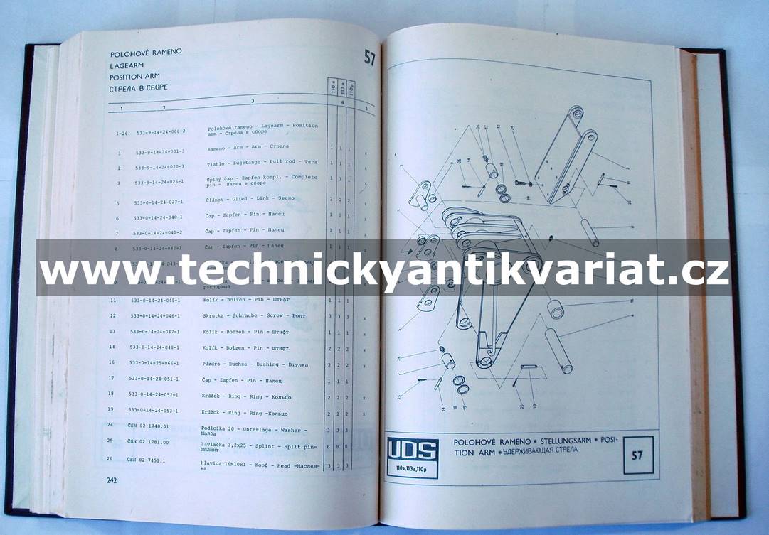 UDS 110a, 113a, 110p