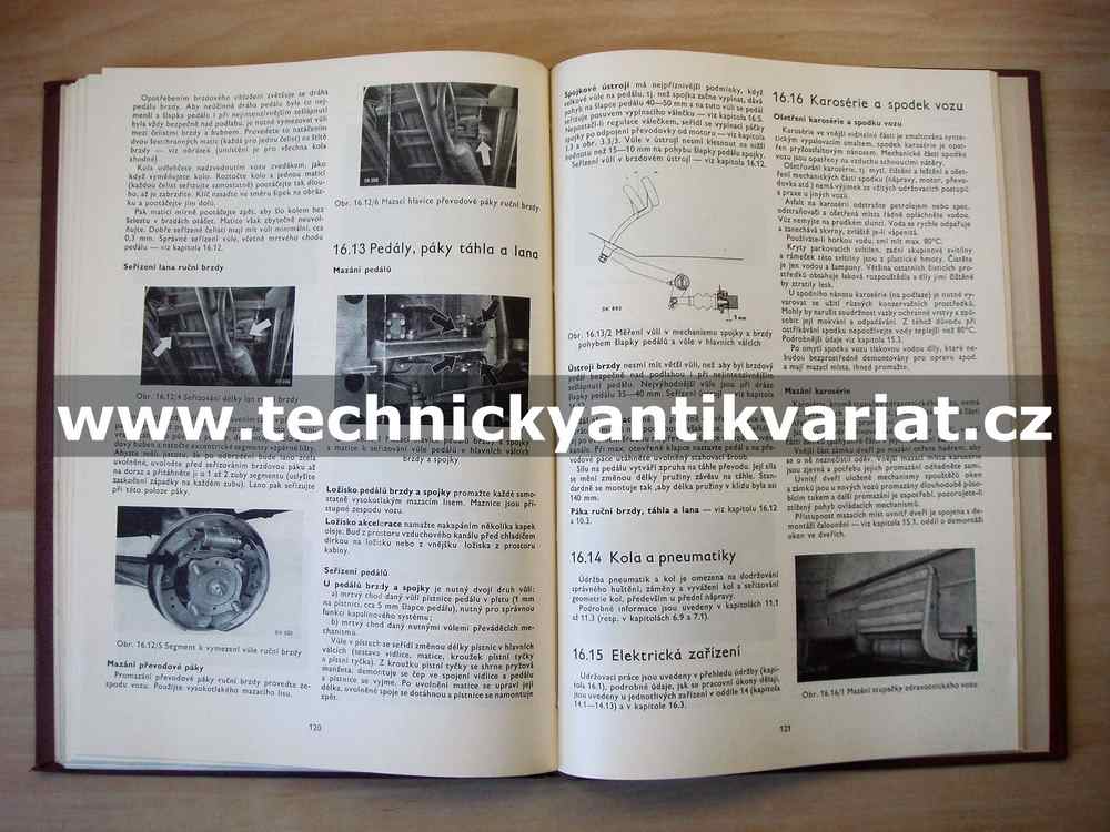 Škoda 1203 zdravotnický, dodávkový - dílenská příručka (1969)