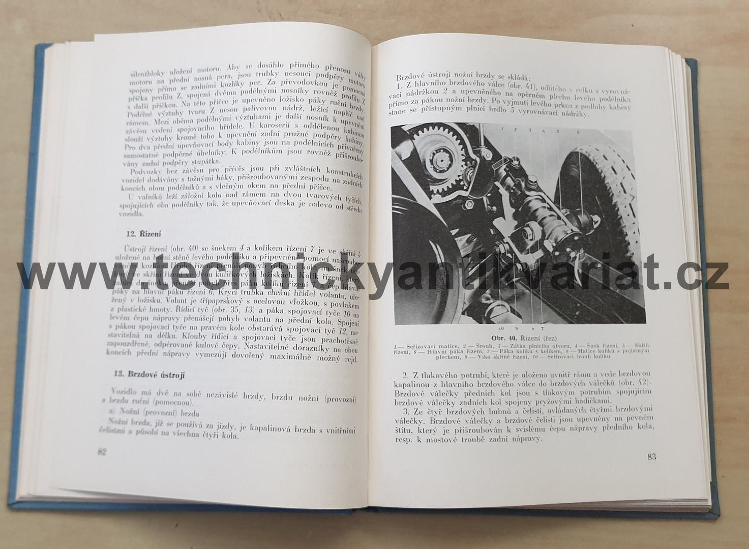 Garant 30K, 32 - obsuha a údržba nákladního automobilu (1957)