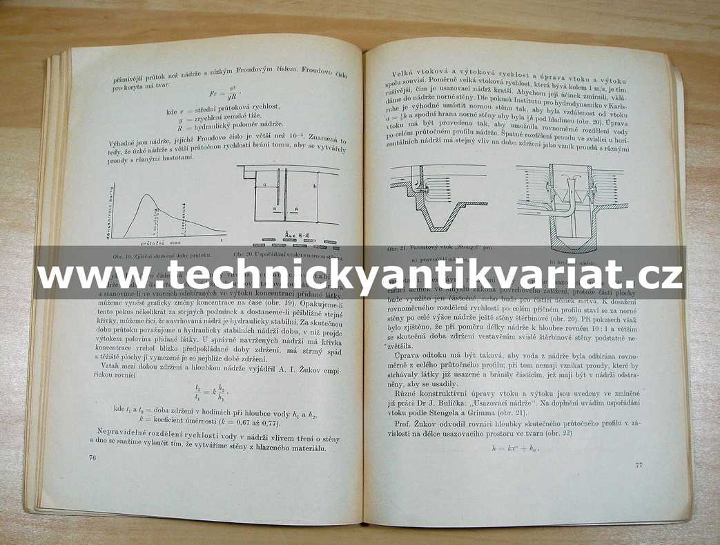 Usazovací nádrže - Z. Koníček (1956)
