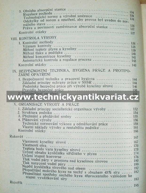 Výroba kyseliny sírové