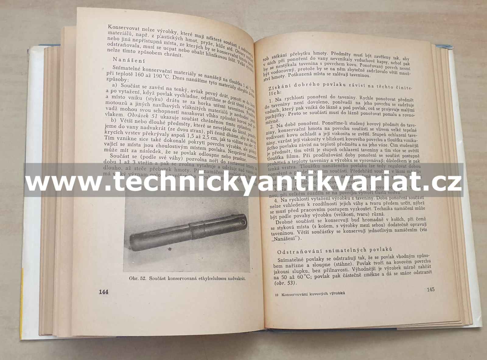 Konservování kovových výrobků - Růžička, Svoboda (1959)