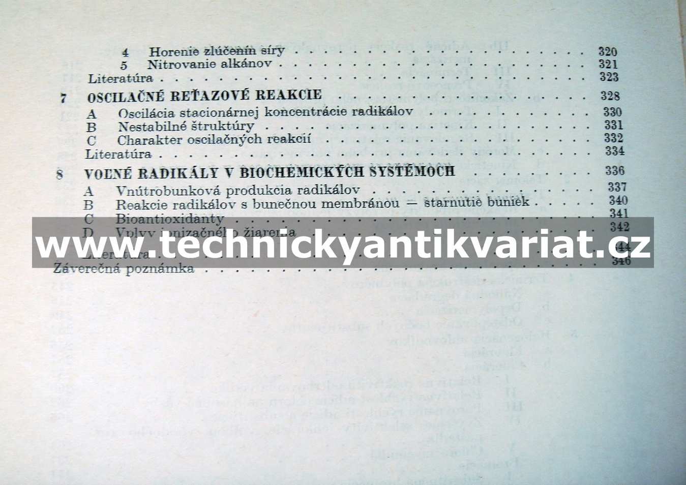 Chemické reakcie voľných radikálov