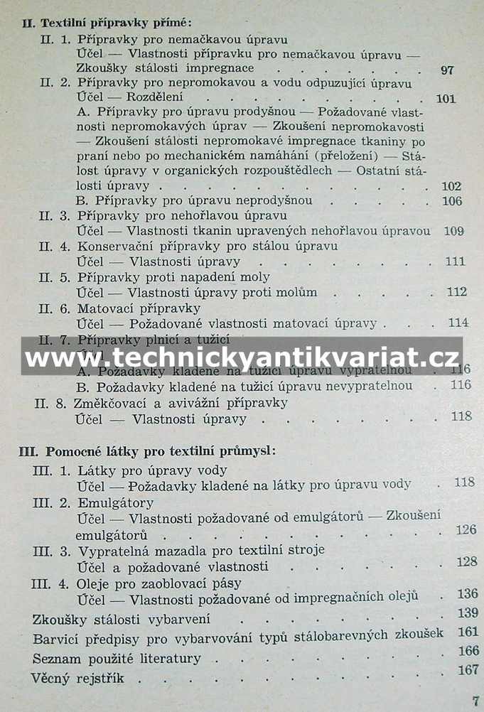 Textilní pomocné prostředky
