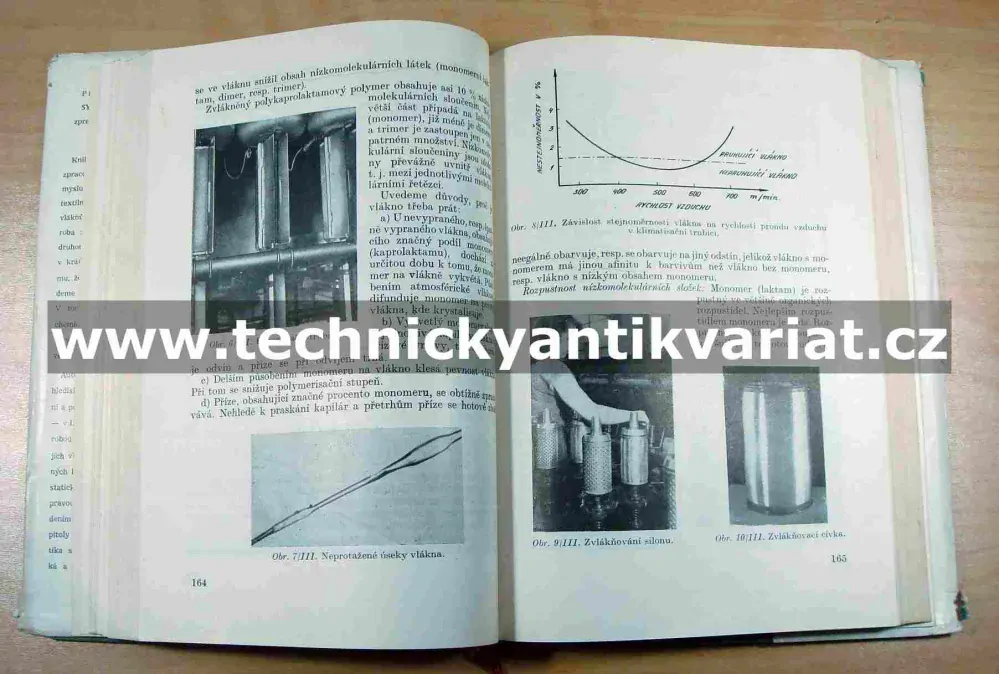 Syntetická vlákna I.,II., III. - Piller, Trávníček (1956, 1956, 1957)