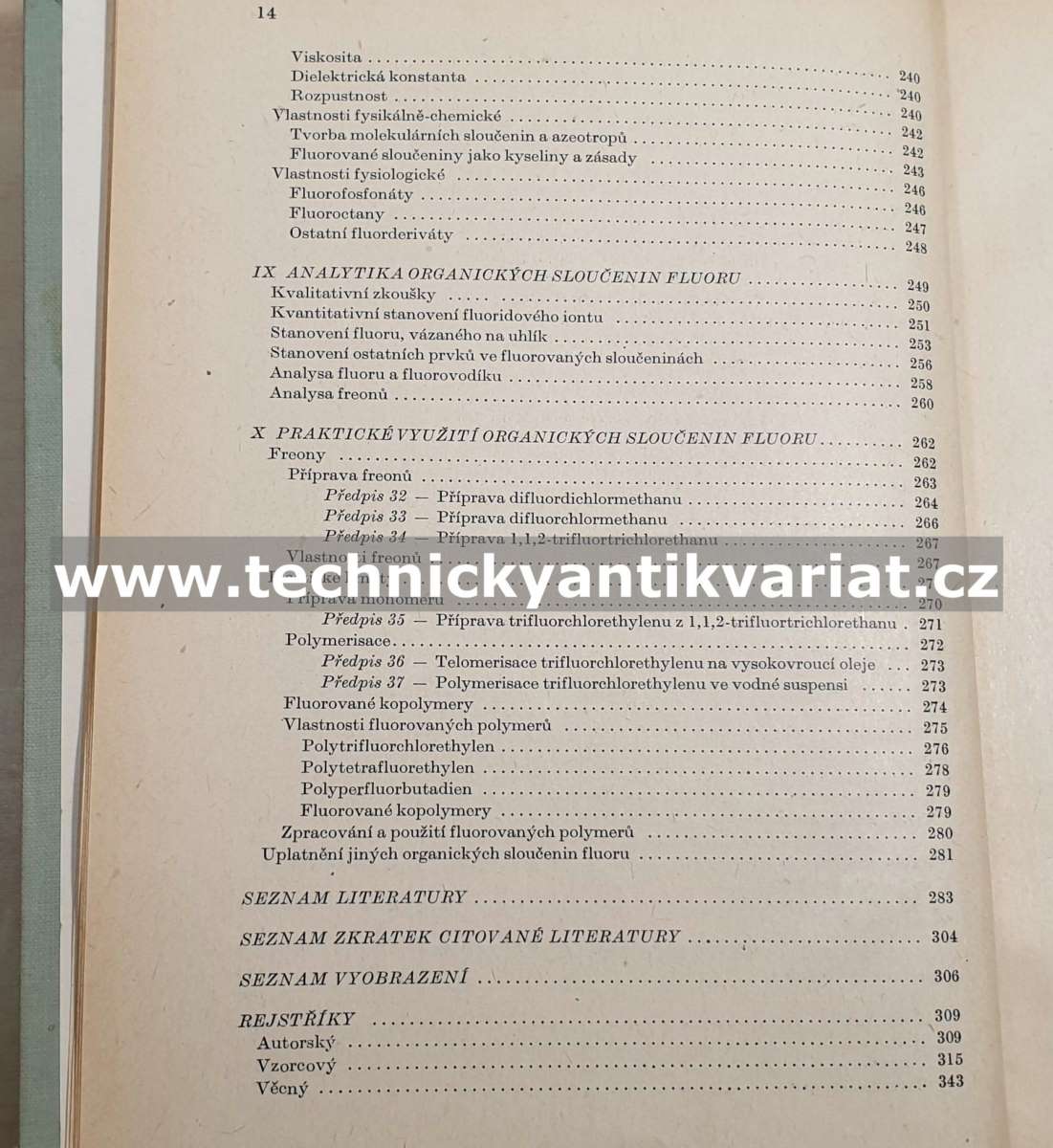 Chemie organických sloučenin fluoru - Miloš Hudlický (1958)