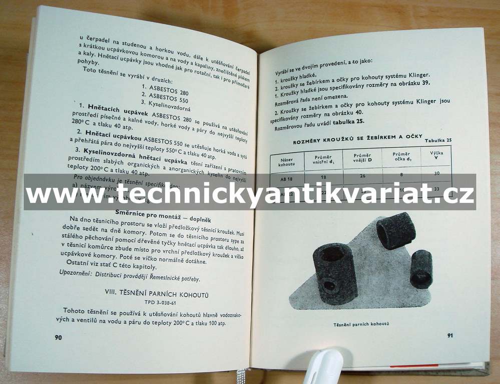 Technická příručka o těsnění