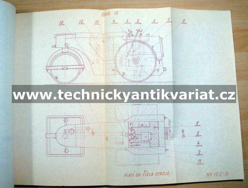 Silniční motorový válec NV15E-D