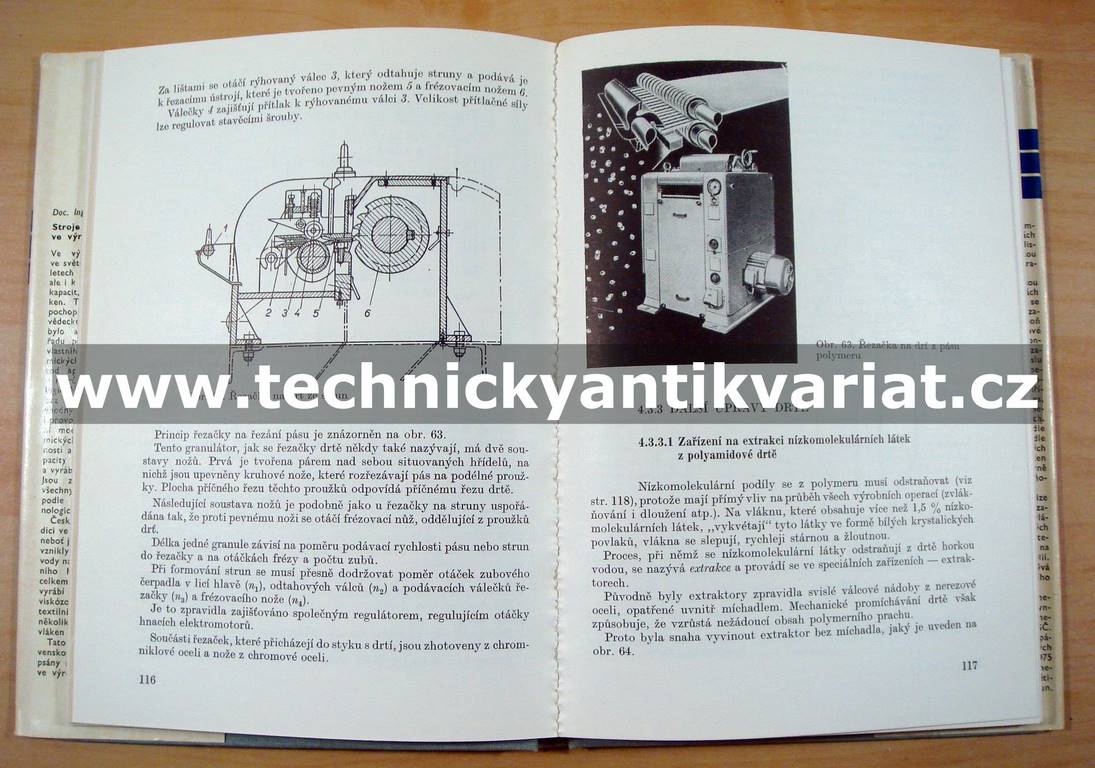 Stroje a zařízení ve výrobě chemických vláken - Vilém Rychlík (1981)