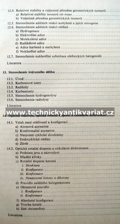 Stereochemie uhlíkatých sloučenin - Ernest L. Eliel (1970)