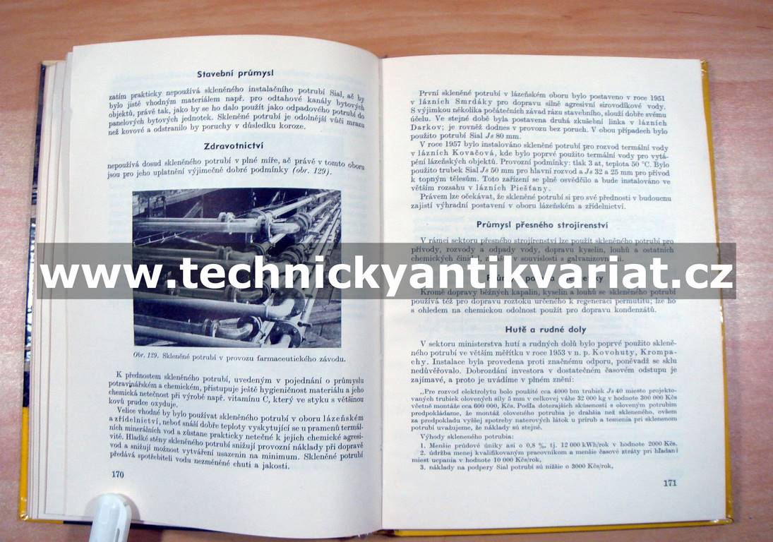 Technické sklo - V. Balcar, V. Vykouk (1960)