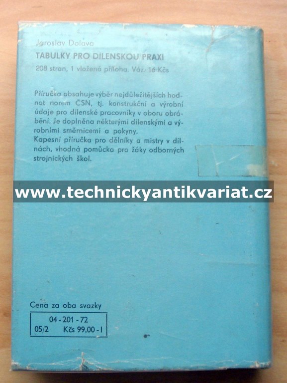 Strojnické tabulky II.