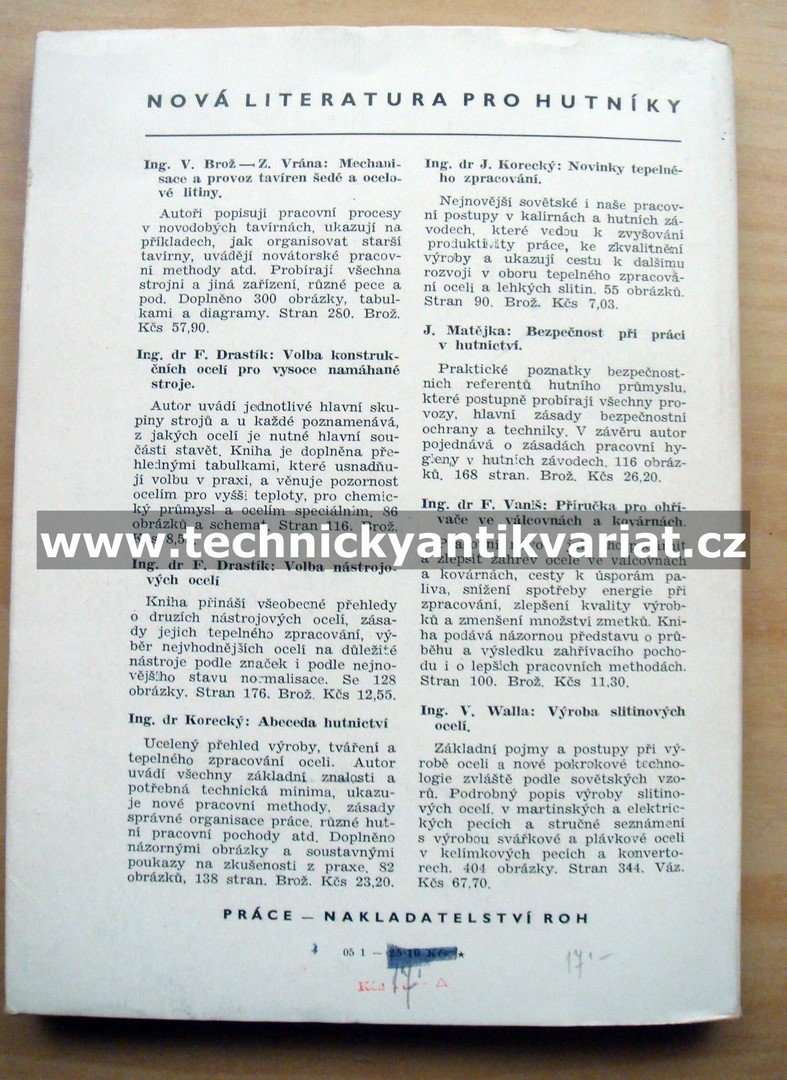 Měření teploty - Šindelář, Krupka (1955)