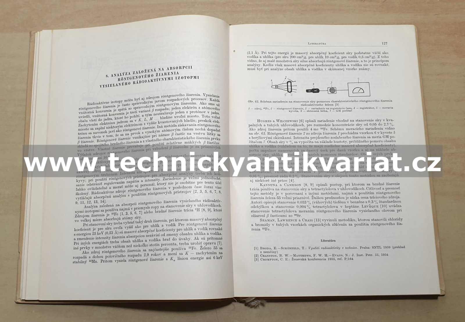 Jádrové žiarenie v chemickej analýze - J. Tolgyessy (1962)