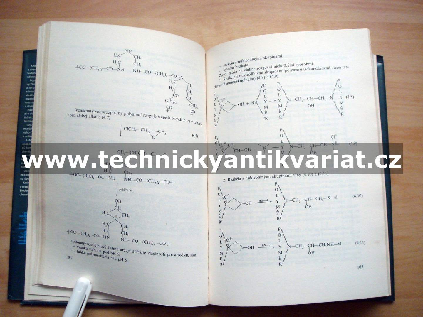 Špeciálne chemické úpravy textílií - A.Blažej (1986)