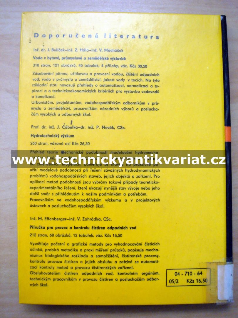 Inženýrská hydrologie - Jaromír Němec (1964)