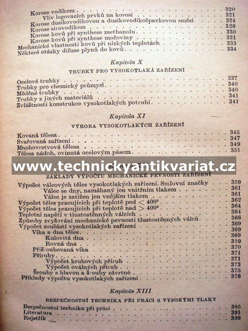 Technika vysokých tlaků v chemii - B. A. Korndorf (1956)