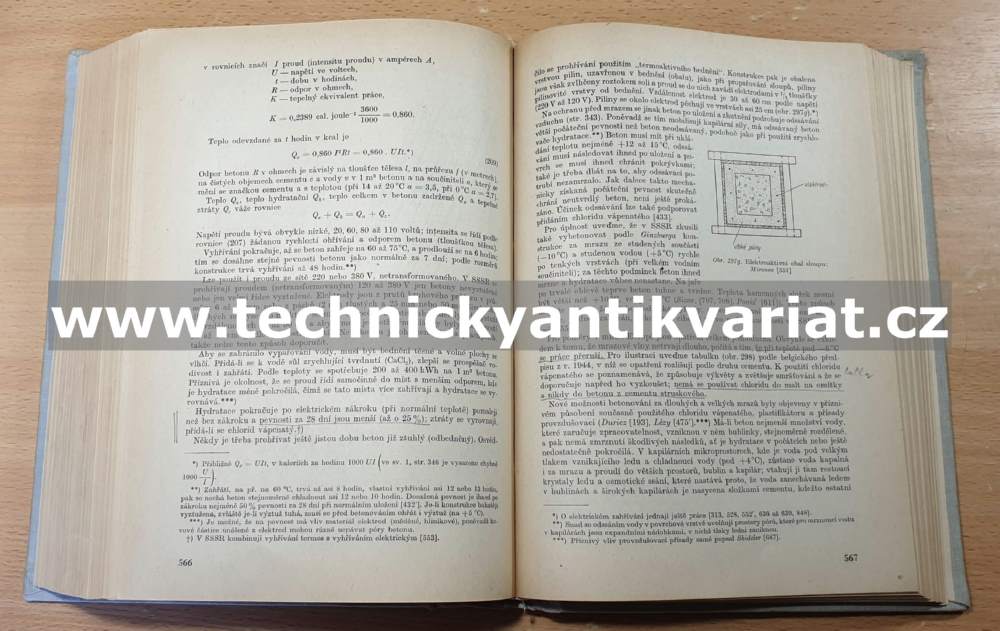 Technologie betonu II. Složení malt a betonů, jejich výroba a kontrola - S. Bechyně (1957)