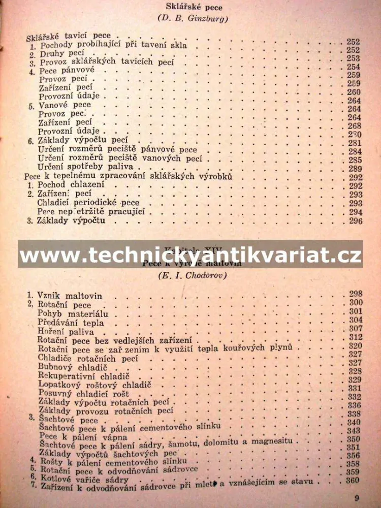 Pece a sušárny v silikátovém průmyslu