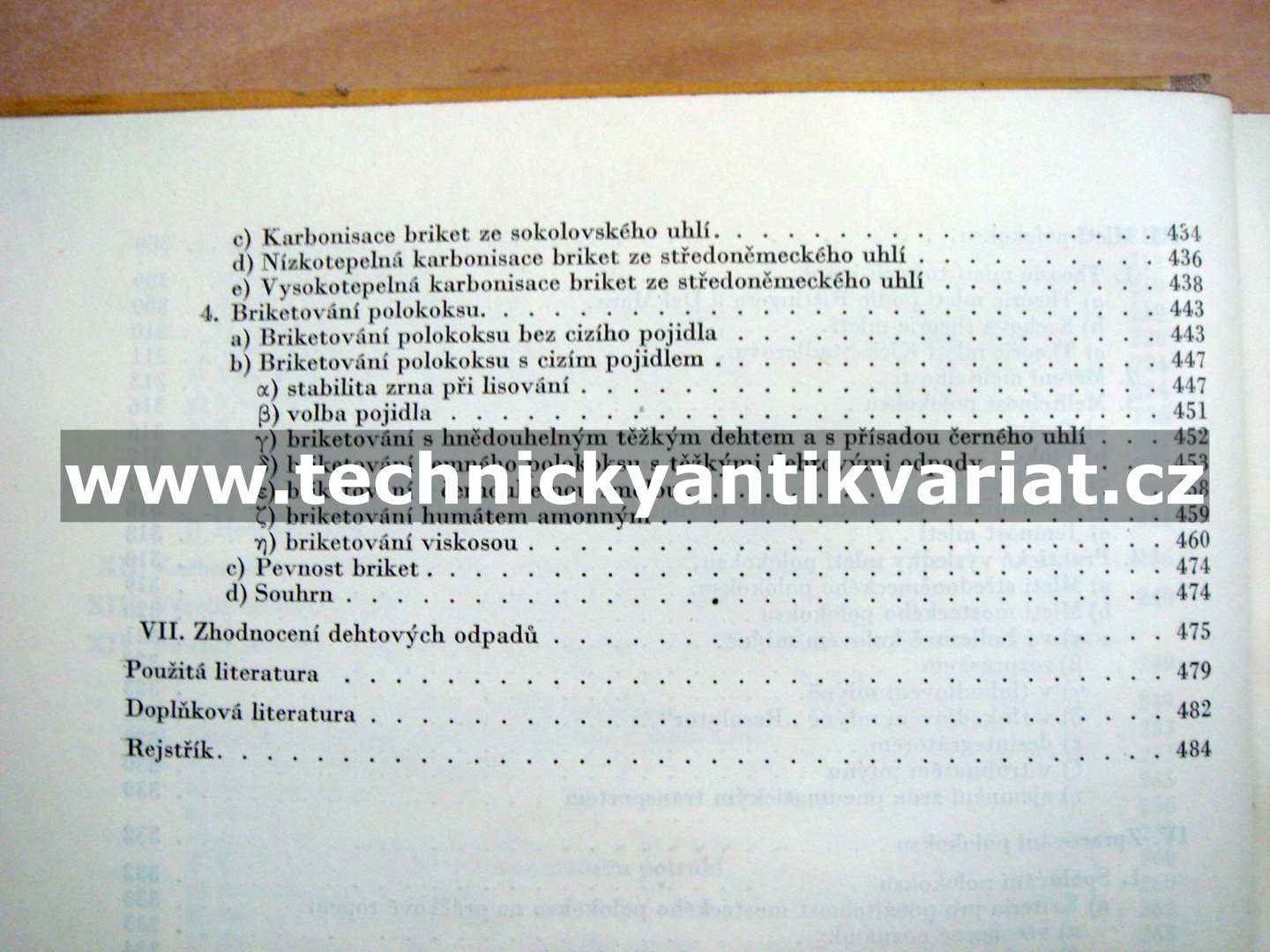 Nízkotepelná karbonisace a tepelné zpracování hnědého uhlí