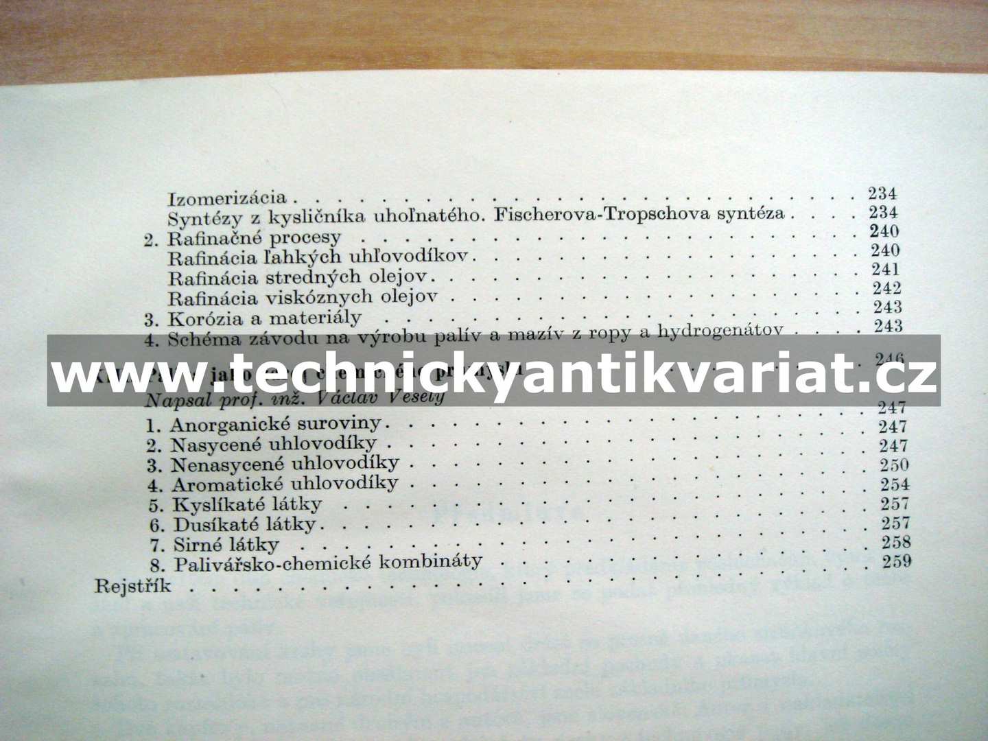 Technologie paliv IV.