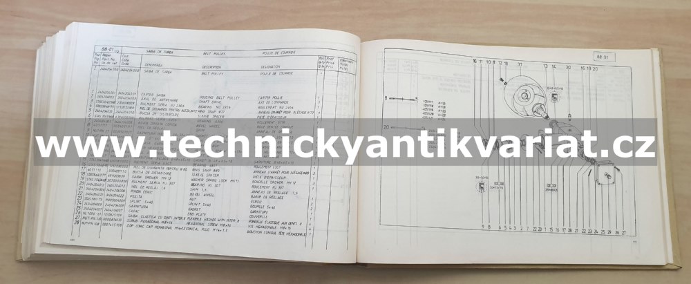Aro 24 - katalog náhradních dílů