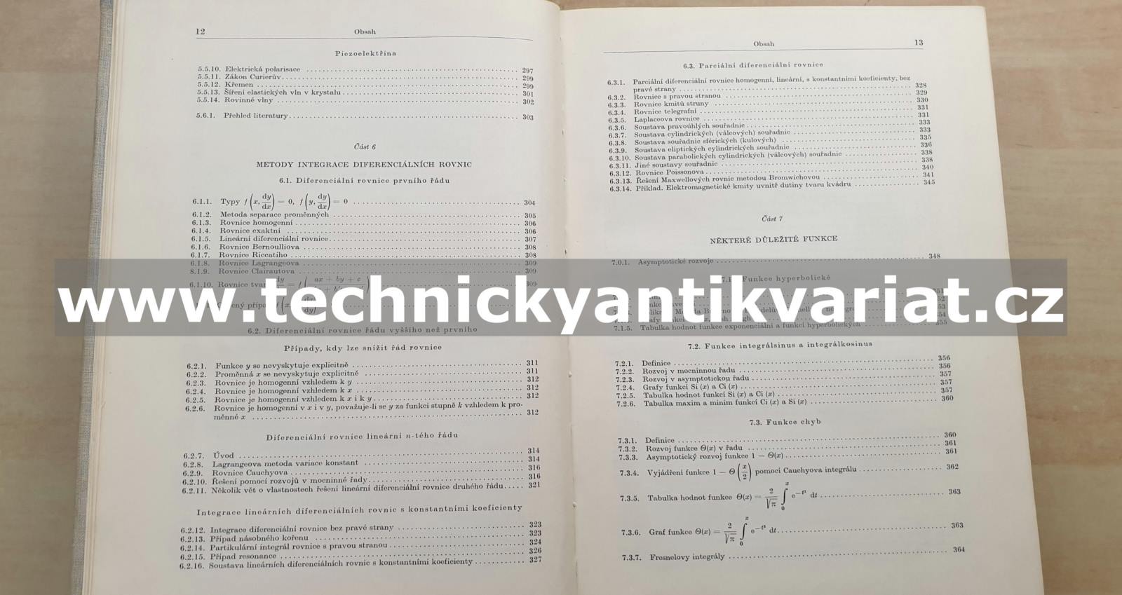 Užitá matematika pro elektrotechnické inženýry - André Angot (1960)