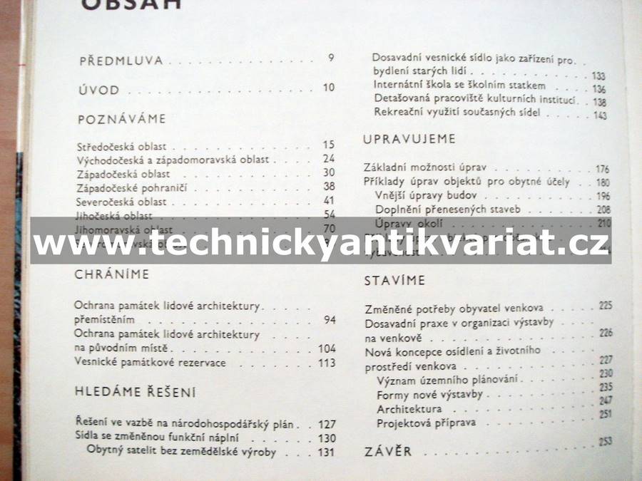 Vesnické stavby a jejich úpravy - Škabrada, Voděra (1975)
