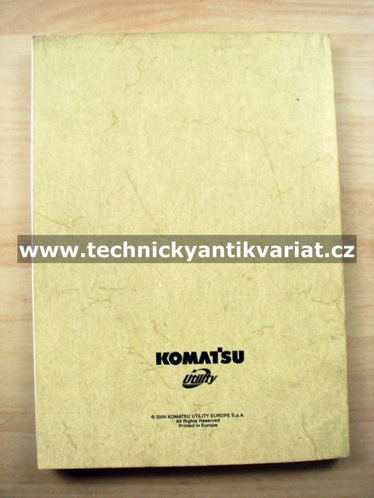 Komatsu SK714-5 - Parts Book (2006)