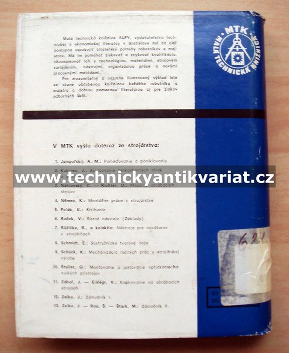 Mazadla a správné mazanie - Ctirad Náhlovský (1975)