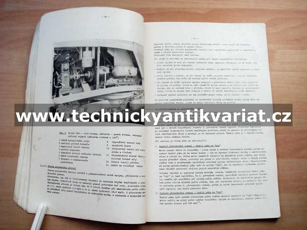 Samohybný jeřáb T174-2A - návod k obsluze (1982)