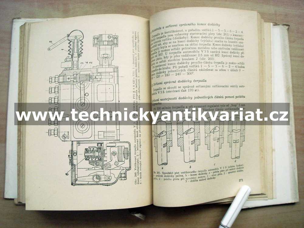 Teorie, zkoušení a údržba palivové soustavy vznětových motorů - Sáblík (1961)