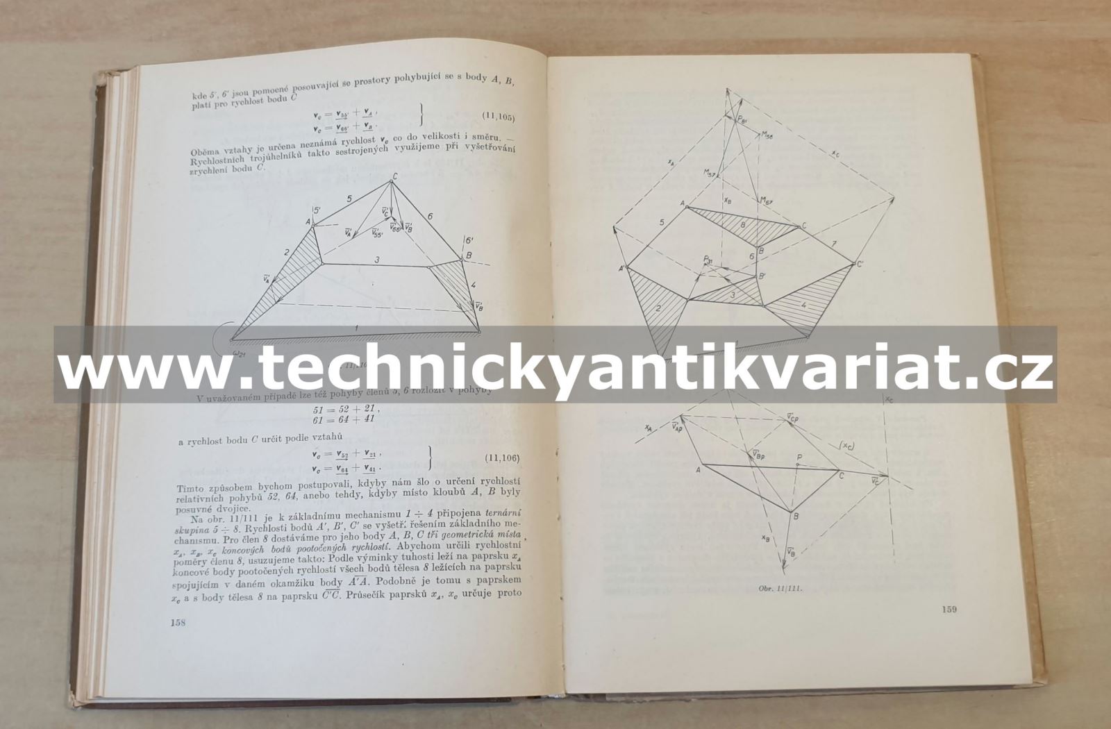 Technická mechanika - Kinematika I.II - Šrejtr (1955)