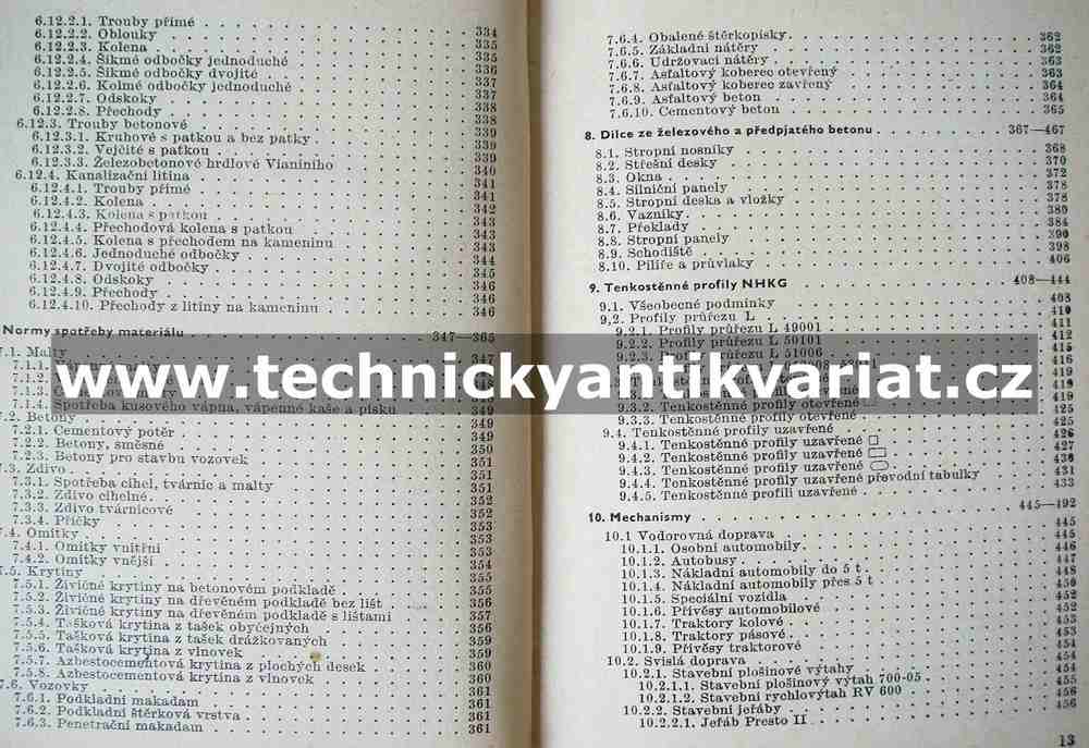 Stavební tabulky - Karel Friedmann (1973)