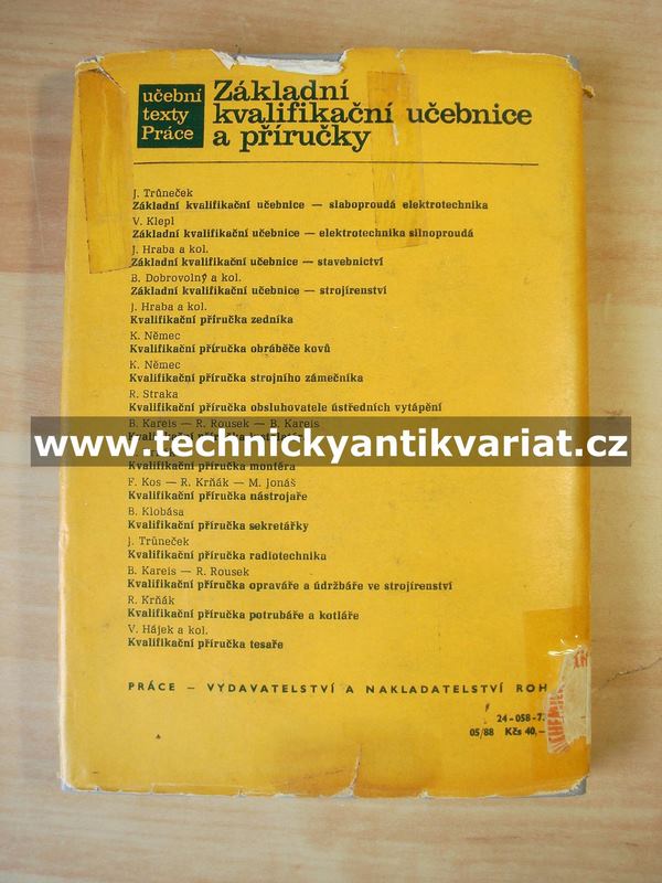 Kvalifikační příručka pro tesaře - Václav Hájek (1973)