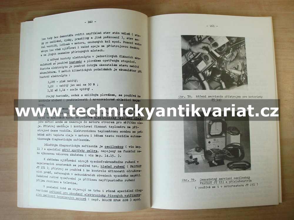 Diagnostika v autoopravárenství - Kleinhampl (1978)