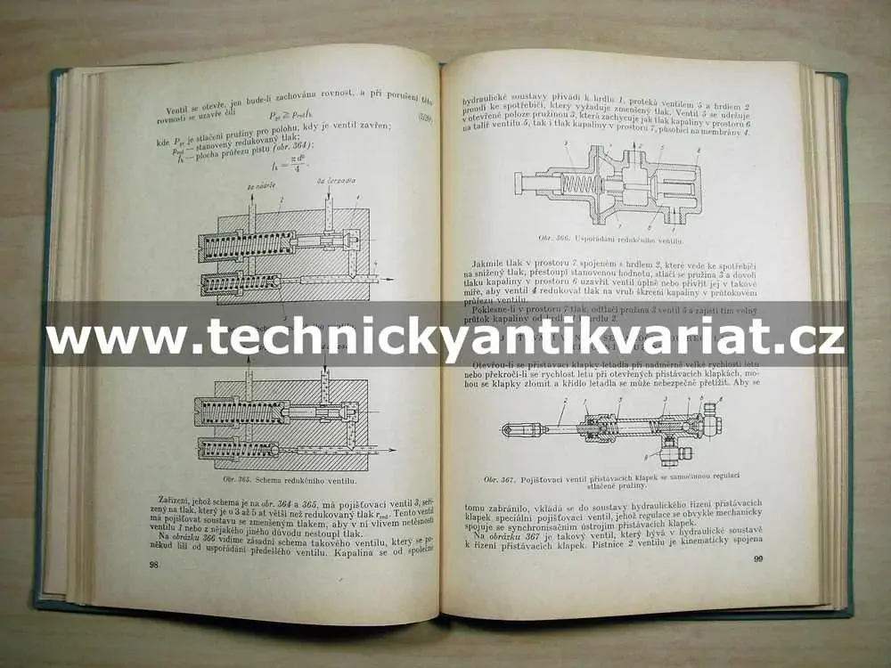 Hydraulické zařízení v letadlech I.,II. - Bašta (1957)