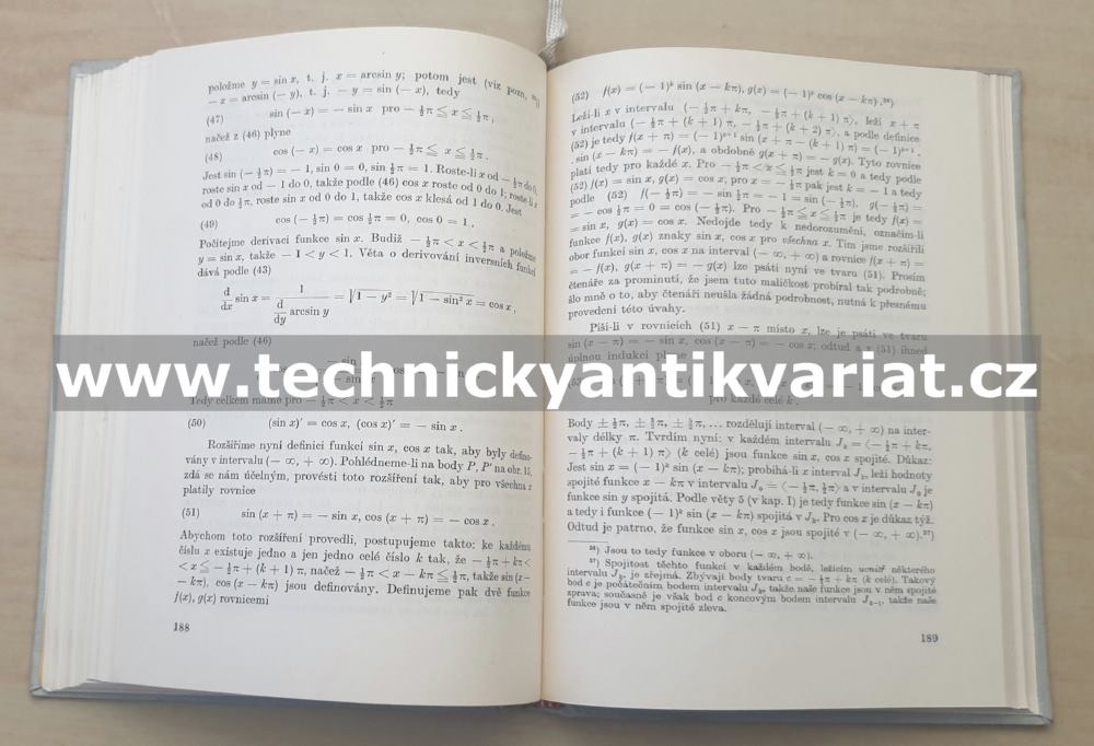 Integrální počet I.- Vojtěch Jarník (1956)