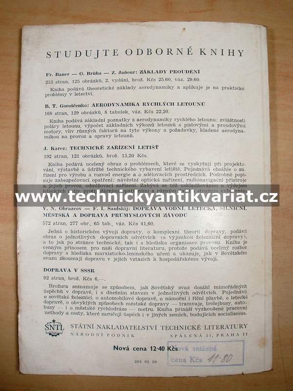 Letecká meteorologie - Jiří Forchtgott (1953)