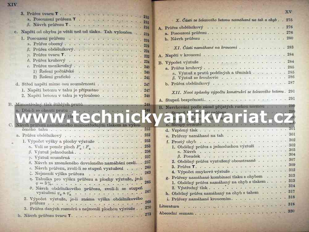 Železový beton II.výpočty (1947)