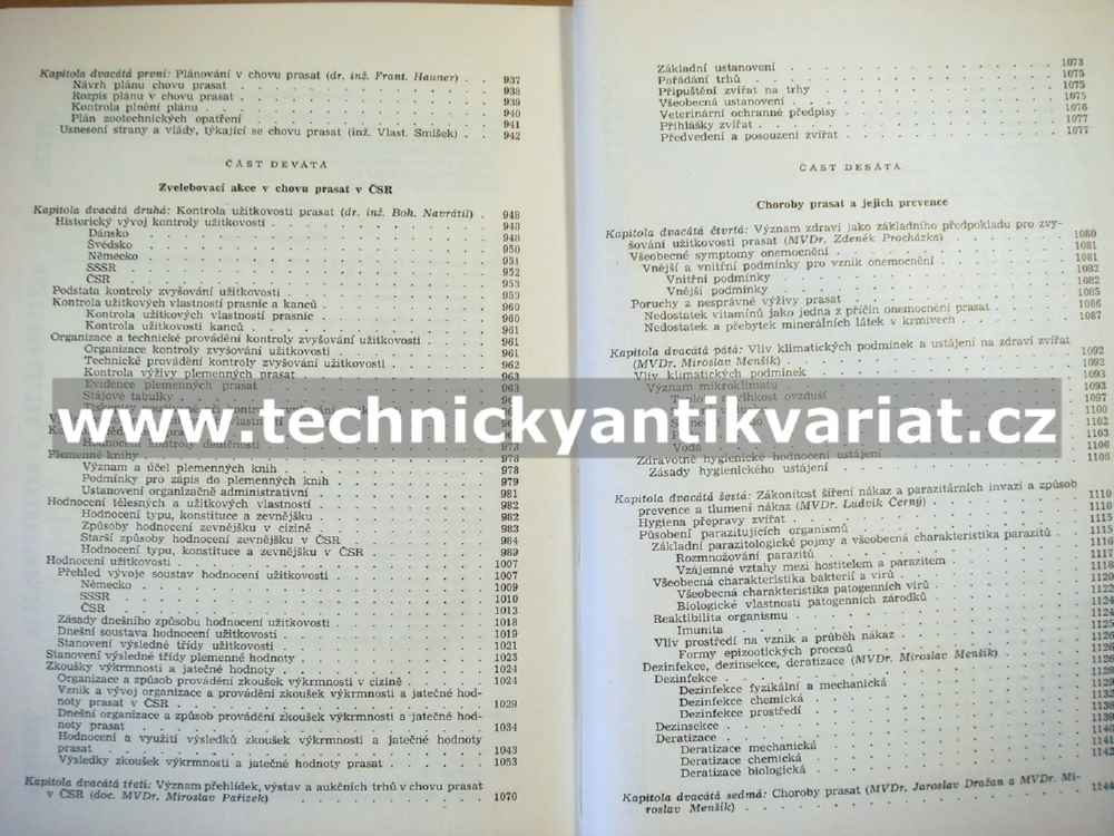Speciální zootechnika III. Chov prasat (1960)