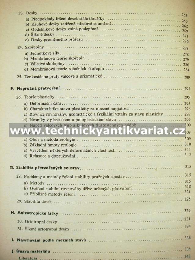 Nauka o pružnosti a pevnosti II. Teoretická pružnost - Jan Ducháček (1957)