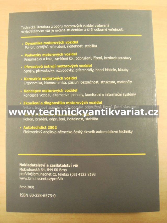 Zkoušení a diagnostika motorových vozidel - František Vlk (2001)