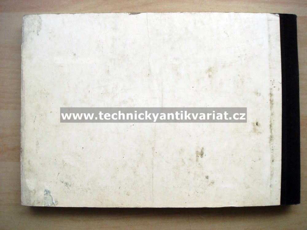 Avia A30 valník - katalog náhradních dílů (1982)