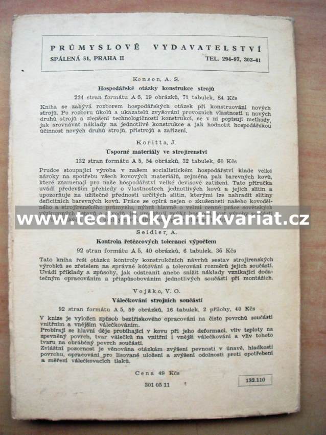 Konstrukce součástí z plastických látek a lisovacích forem - Kopaněvič (1952)