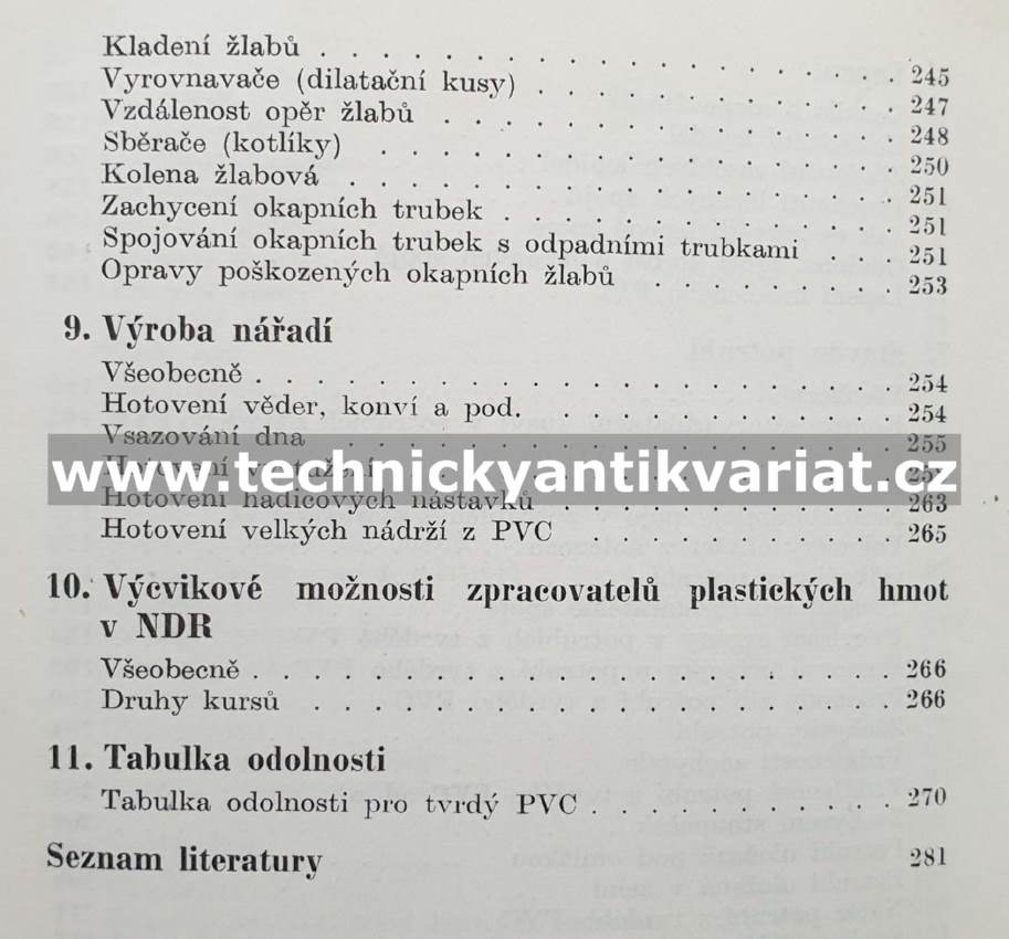 Zpracování a svařování plastických hmot - Schrader (1956)