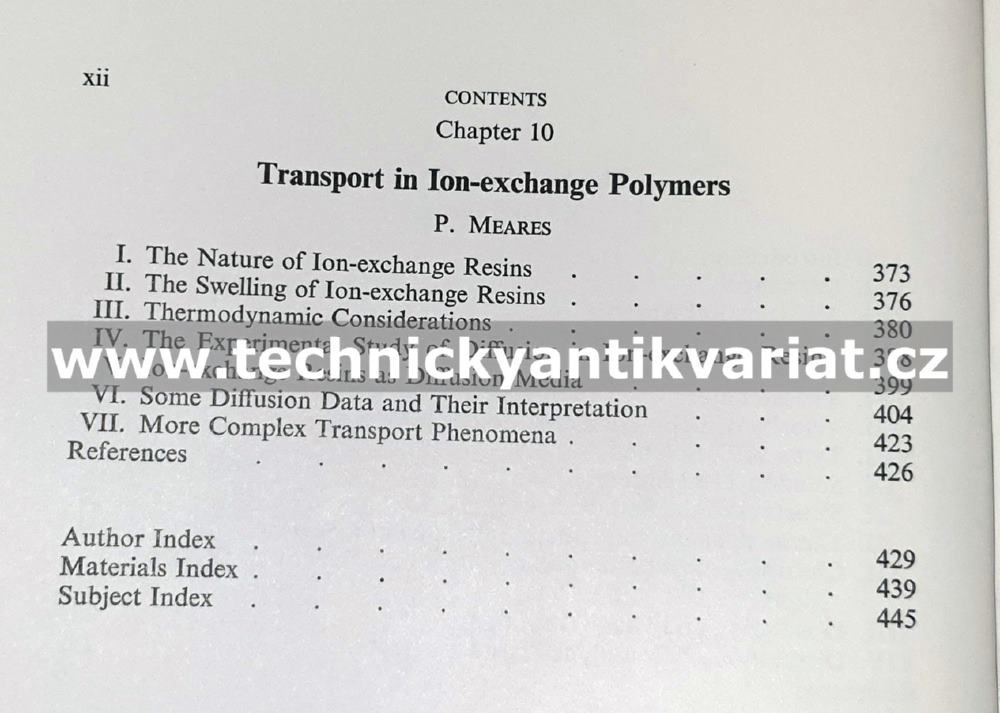 Diffusions of polymers - Crank, Park (1968)