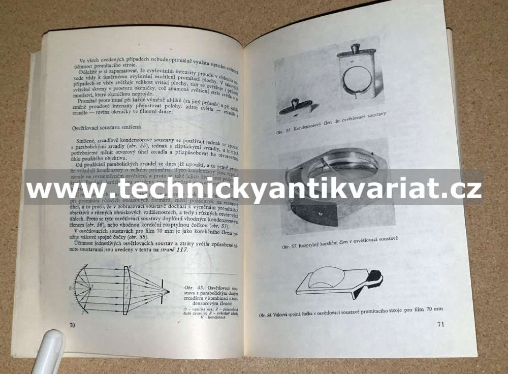 Optika pro promítače - S. Skříčka (1970)