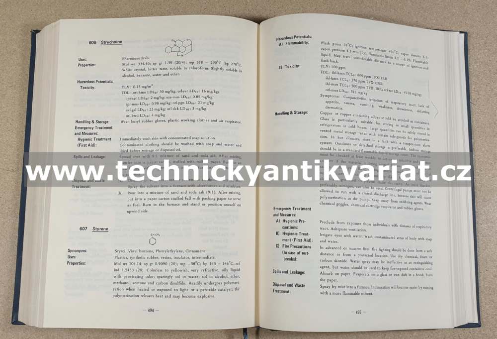 Toxis and Hazardous industrial chemicals safety manual (1974)